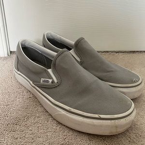 Gray Slip-On Vans